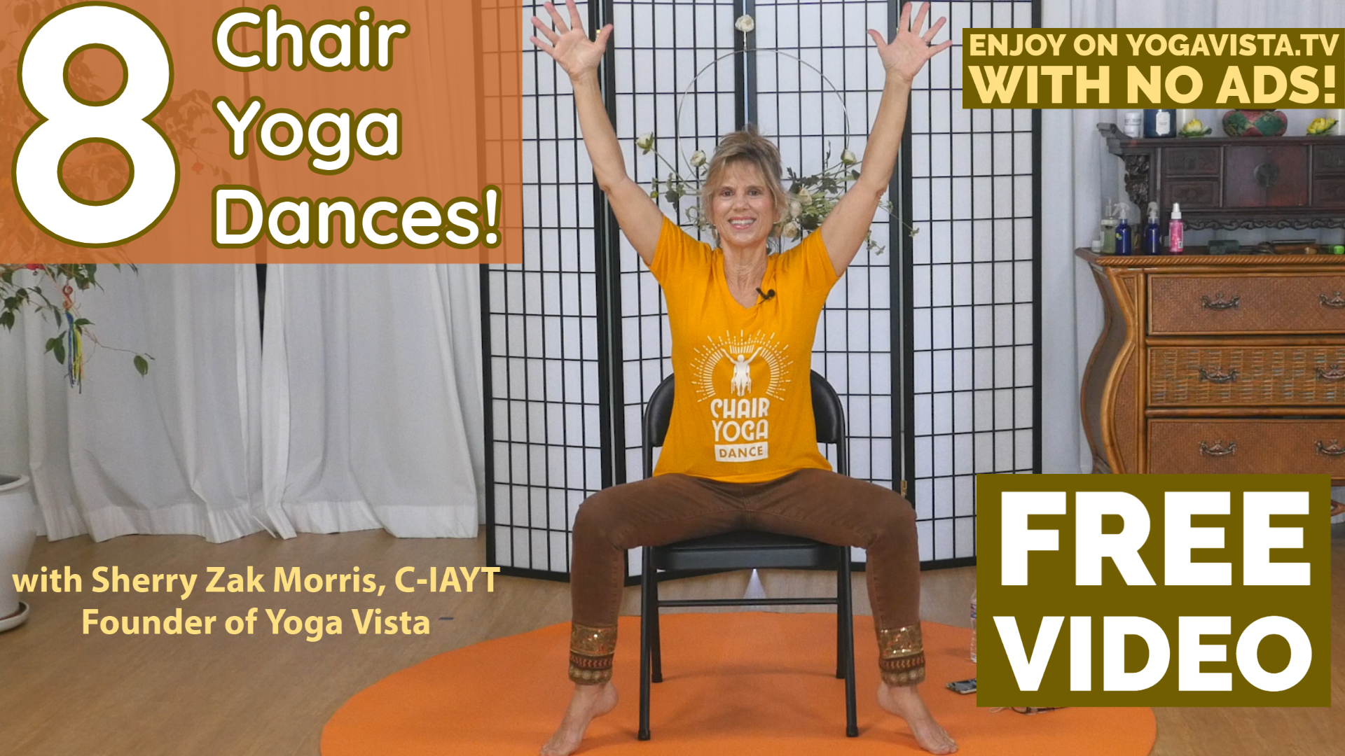FREE Chair Yoga Dance Class with Sherry Zak Morris